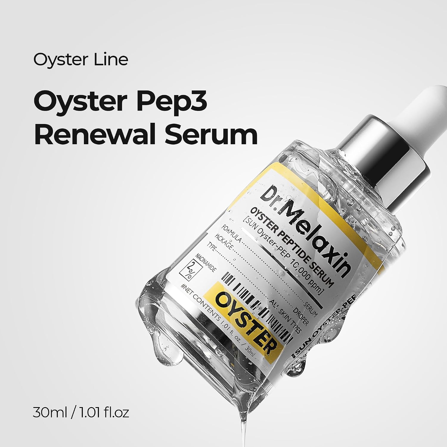 Dr. Melaxin Oyster Pep3 Renewal Ampoule 30ml | Antioxidant & Elasticity Boosting Ampoule