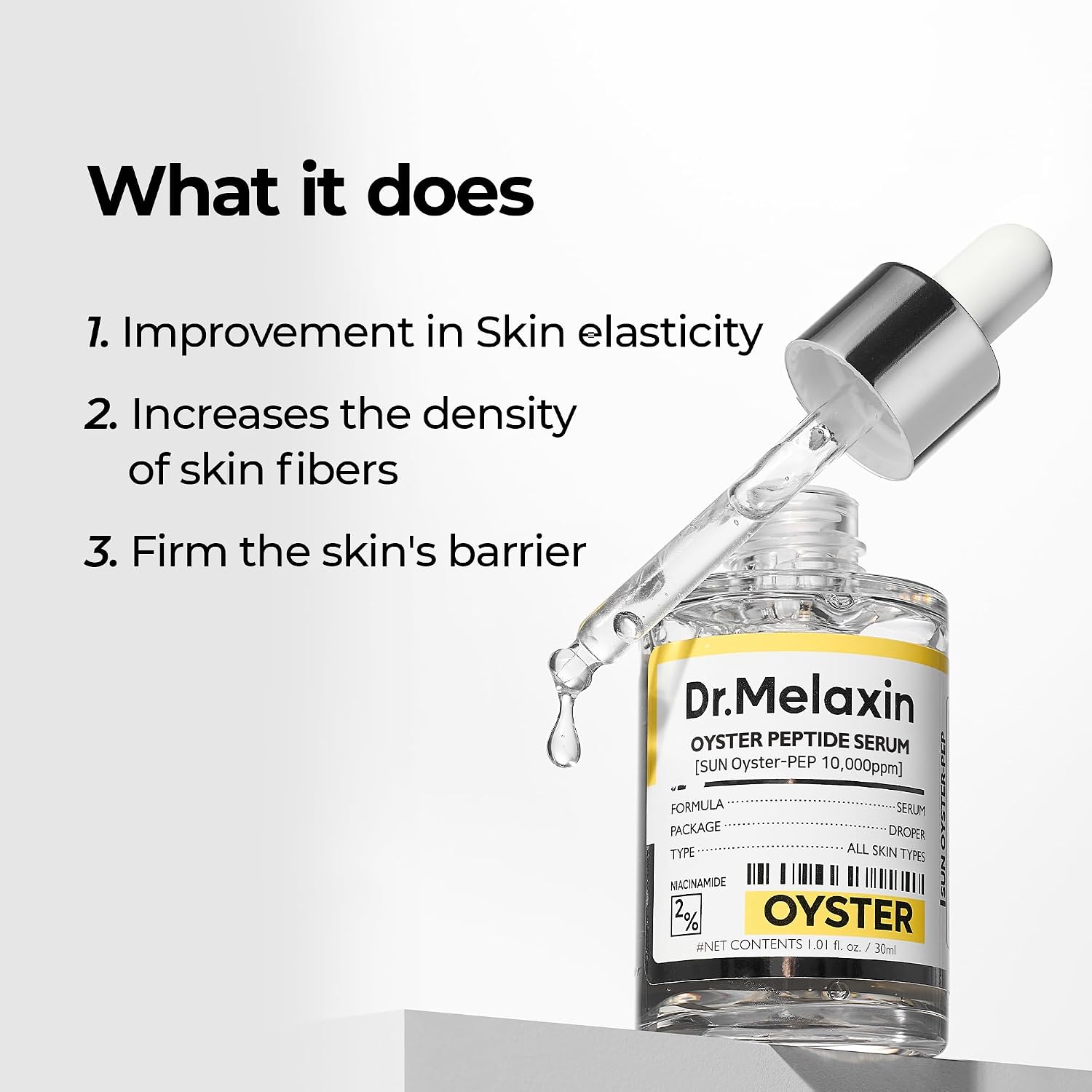 Dr. Melaxin Oyster Pep3 Renewal Ampoule 30ml | Antioxidant & Elasticity Boosting Ampoule